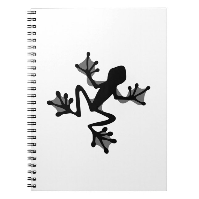Cuaderno Silhouette de rana (Frente)