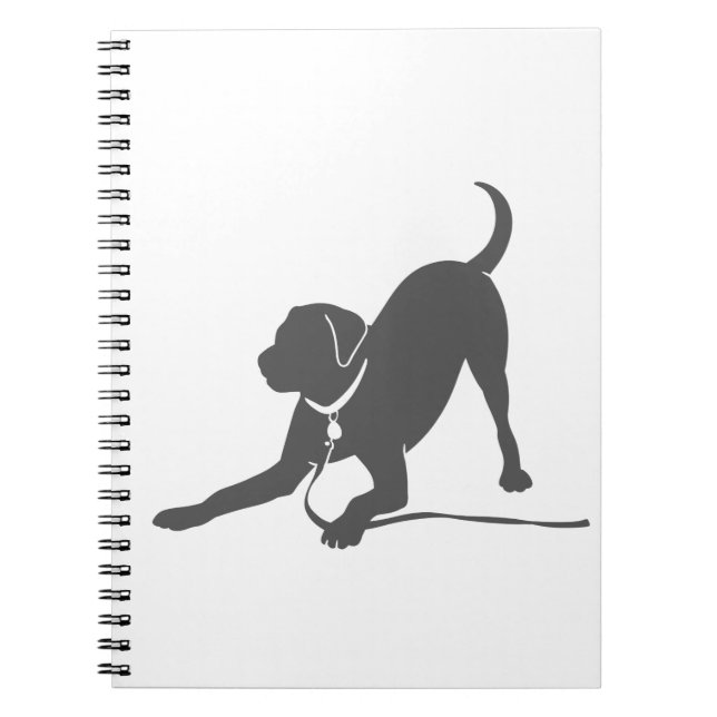 Cuaderno Silhouette de recuperación de Labrador (Frente)
