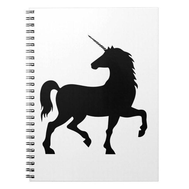 Cuaderno Silhouette de Unicorn (Frente)