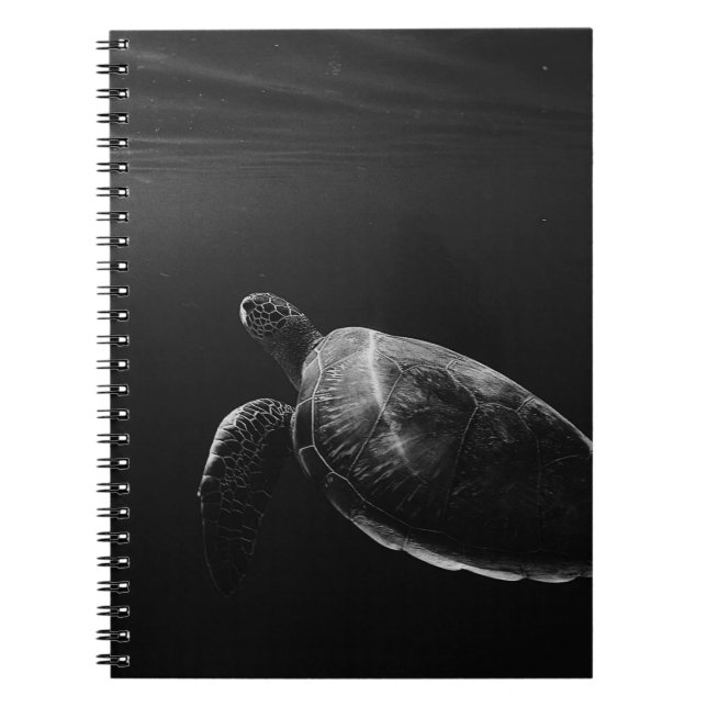 CUADERNO SILHOUETTE OF SEA TURTLE UNDERWATER (Frente)