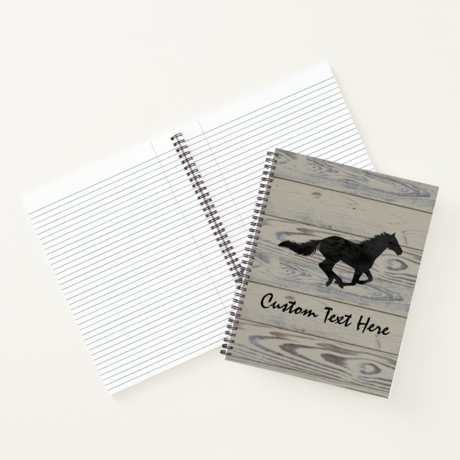 Cuaderno Silhouette Rustic Galloping Horse (Interior)