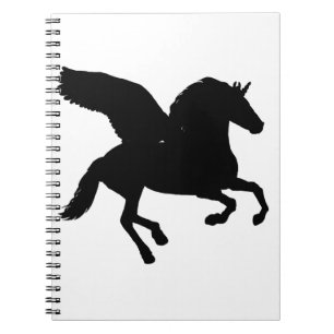 Cuaderno Silhouette Winged Unicorn