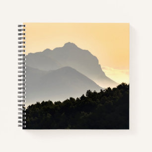 Cuaderno Silhouettes de las montañas