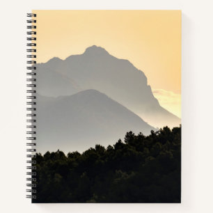 Cuaderno Silhouettes de las montañas