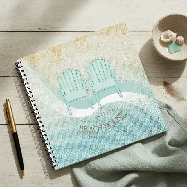 Cuaderno Sillas Adirondack de Casa de Playa Aqua Azul ID623 (Subido por el creador)