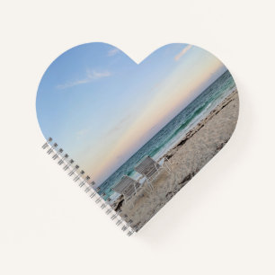 Cuaderno Sillas de playa y corazón