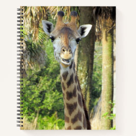 Cuaderno Silly Giraffe - 8,5 x 11, 8,5 x 8,5 o Corazón