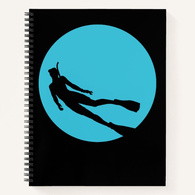 Cuaderno Silueta de buceo (Anverso)