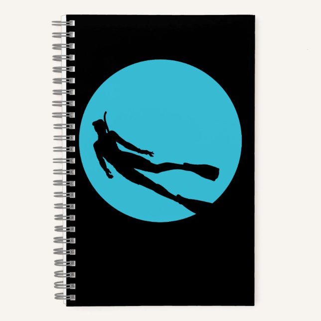 Cuaderno Silueta de buceo (Anverso)