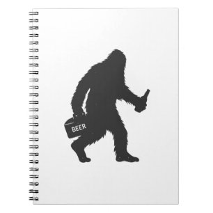 Cuaderno Silueta de cerveza de pie