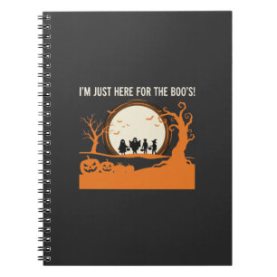 Cuaderno Silueta de fantasma de Halloween Boo