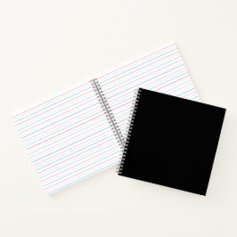 Cuaderno Silueta de gato negro minimalista