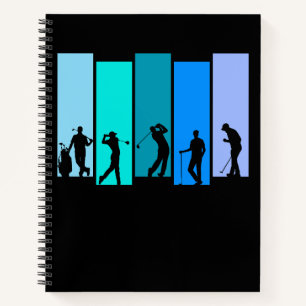 Cuaderno Silueta de golfista