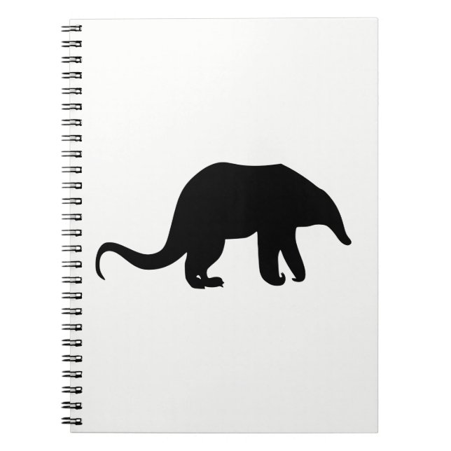 Cuaderno Silueta de oso hormiguero (Frente)