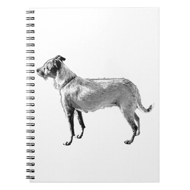 Cuaderno Silueta de perro de pie Grit (Frente)