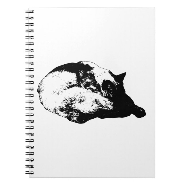 Cuaderno silueta de rizo ordenada (Frente)