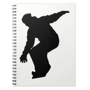 Cuaderno Silueta de snowboarder