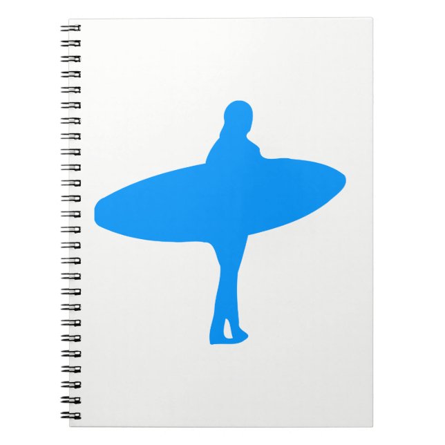 Cuaderno Silueta de surf (Frente)