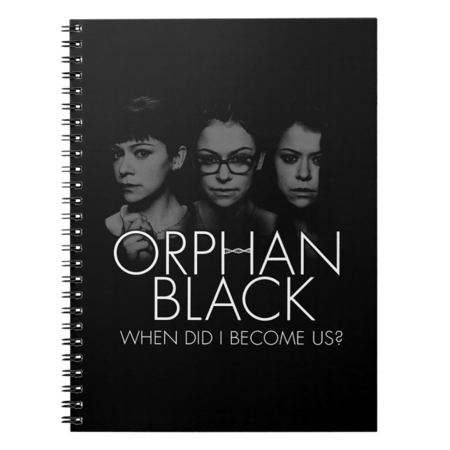 Cuaderno Silueta huérfana del negro el | tres Sestras (Frente)