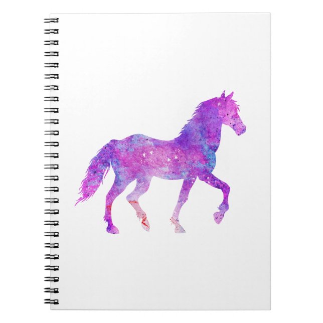 Cuaderno Silueta Mustang - Elegir color de fondo (Frente)