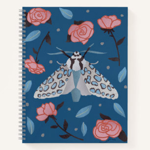 Cuaderno Silver-Spotted Tiger Moth Art