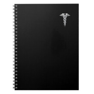 CUADERNO SÍMBOLO CADUCEO ENFERMERA MÉDICO MEDICINA RN NP NA