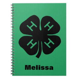 Cuaderno Símbolo: club 4-H