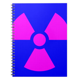 Cuaderno Símbolo de advertencia de radiación