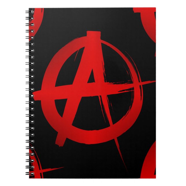 Cuaderno Símbolo de anarquía (Frente)