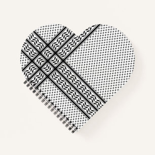 Cuaderno Símbolo de Keffiyeh del patrón de resistencia de P