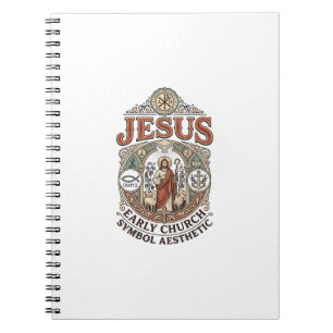 Cuaderno Símbolo de la Iglesia Primitiva de Jesús Estética