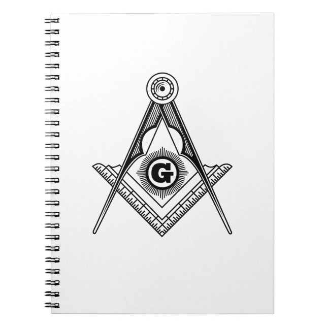 Cuaderno Símbolo de masonería (Frente)