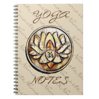 Cuaderno Símbolo de OM de la yoga