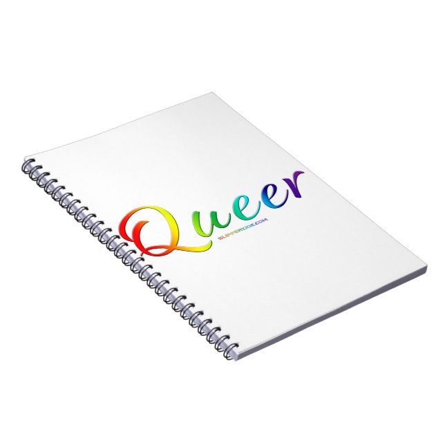 Cuaderno Símbolo de orgullo de la palabra de orgullo gay de (Lado Derecho)