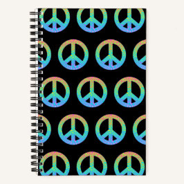 Cuaderno Símbolo de Paz Gradiente