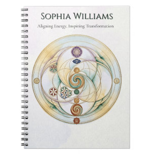 Cuaderno Símbolo de Radiónica Armonía Sanadora 