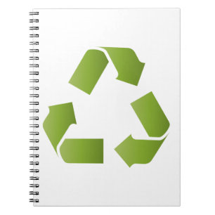 CUADERNO SÍMBOLO DE RECICLAJE