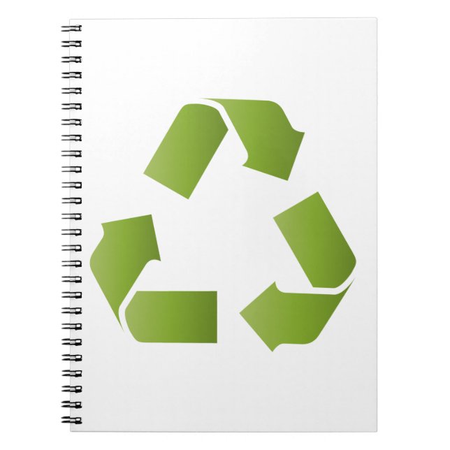 CUADERNO SÍMBOLO DE RECICLAJE (Frente)