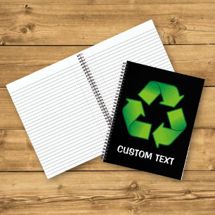 Cuaderno Símbolo de reciclaje