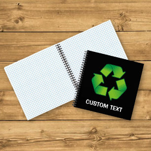Cuaderno Símbolo de reciclaje