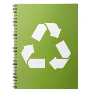 CUADERNO SÍMBOLO DE RECICLAJE