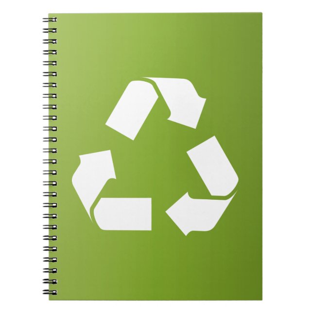 CUADERNO SÍMBOLO DE RECICLAJE (Frente)