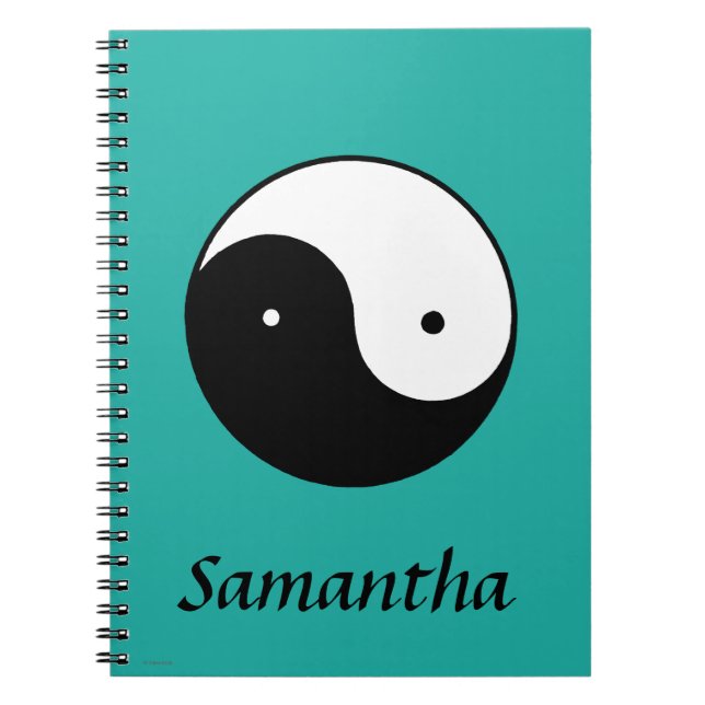 Cuaderno Símbolo de Yin Yang (Frente)