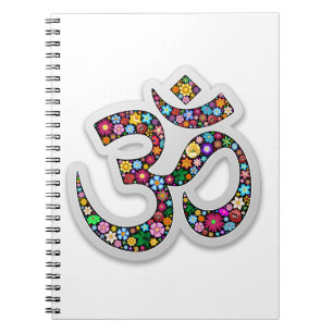 Cuaderno Símbolo de Yoga Om Ohm Aum Namaste