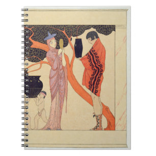 Cuaderno Símbolo del amor (w/c en el papel)
