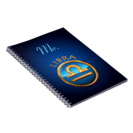 Cuaderno Símbolo del zodiaco del libra