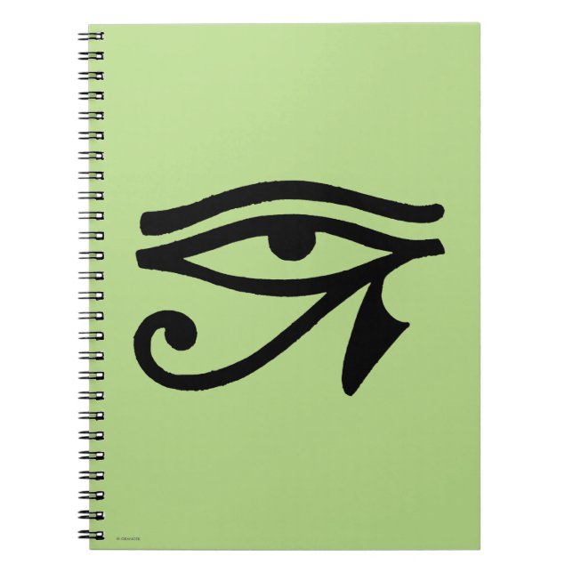 Cuaderno Símbolo egipcio: Wedjat (Frente)