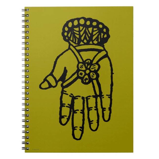 Cuaderno Símbolo islámico: Hamsa (Frente)