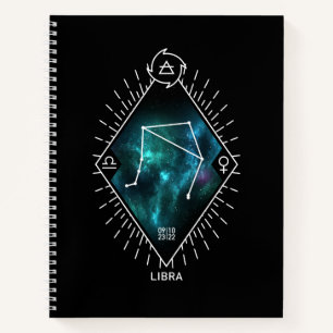 Cuaderno Símbolo libio de constelación y zodiaco
