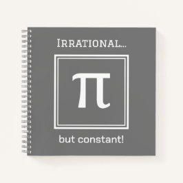 Cuaderno Símbolo Pi personalizado, bloc de notas Math Lover
